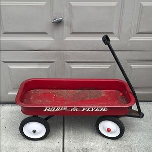 Red Kids Wagon